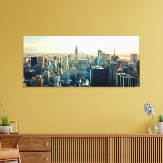 Manhattan Foto Canvas Afdruk (Insitu (Woonkamer))