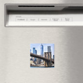 Manhattan, foto van cityscape met wolkenkrabbers magneet (Insitu (Vaatwasser))