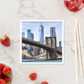 Manhattan, foto van cityscape met wolkenkrabbers servet (Insitu)