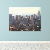 Manhattan from the Rockefeller Building 2012 Canvas Afdruk (Insitu (Houten vloer))