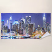 Manhattan Gebouwen Strandlaken (Voorkant)