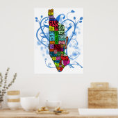 Manhattan Groepen Afdrukken Poster (Keuken)