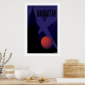 Manhattan (groot Poster) Poster (Keuken)