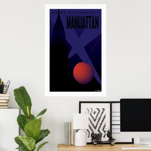 Manhattan (groot Poster) Poster (Thuiskantoor)