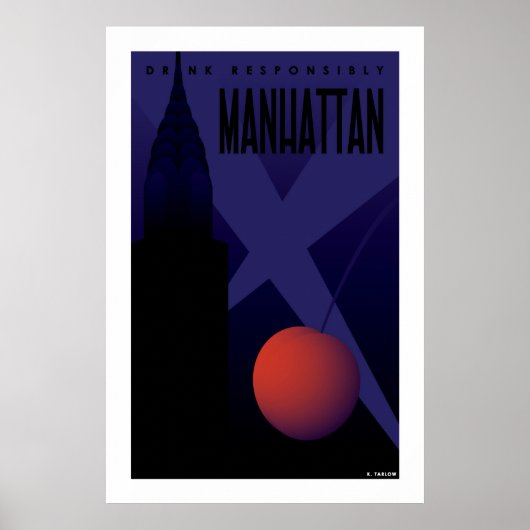 Manhattan (groot Poster) Poster (Voorkant)