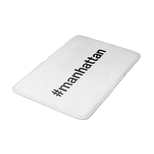 MANHATTAN Hashtag Badmat (Gekanteld)