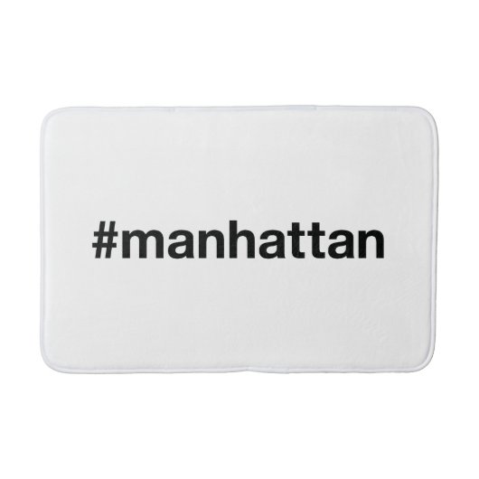 MANHATTAN Hashtag Badmat (Voorkant)