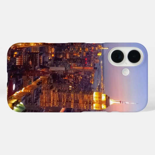 Manhattan illuminated Case-Mate iPhone case (Achterkant (horizontaal))