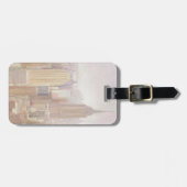 Manhattan in de Mist | New York City Bagagelabel (Voorkant horizontaal)