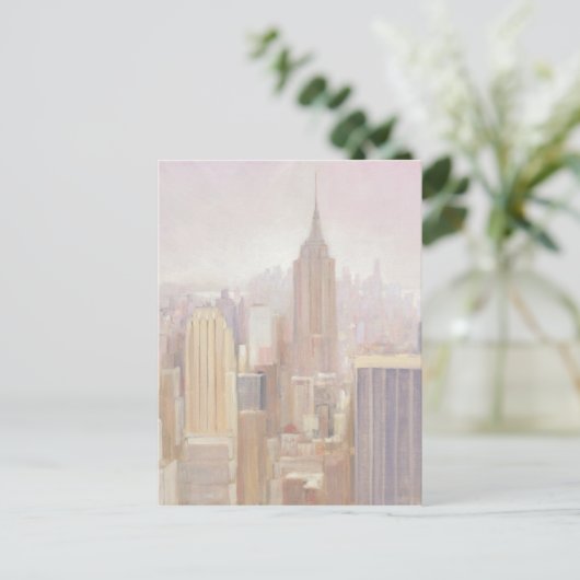 Manhattan in de Mist | New York City Briefkaart (Staand voorkant)