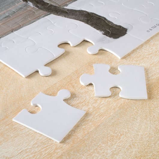 Manhattan in de winter legpuzzel (Zijkant)