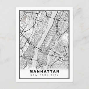 Manhattan Kaart