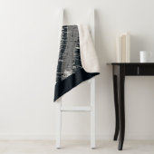 Manhattan Kaart Illustratie Sherpa Deken (In situ)