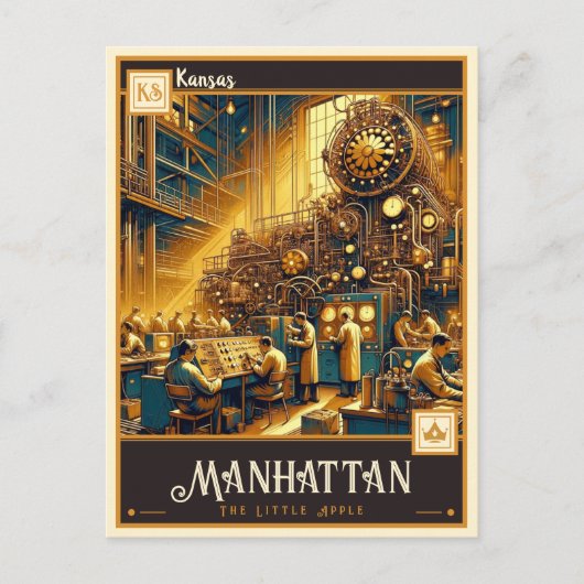 Manhattan, Kansas |  Briefkaart (Voorkant)