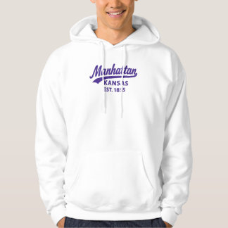 Manhattan Kansas Est. 1855 | Retro College Town Hoodie