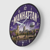 Manhattan Kansas  Little Apple Grote Klok (Hoek)