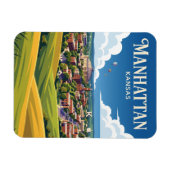 Manhattan Kansas Magneet (Horizontaal)