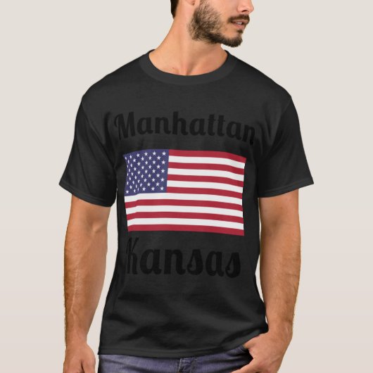 Manhattan Kansas Stijlvolle Prints3 T-shirt (Voorkant)