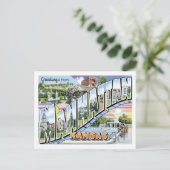 Manhattan Kansas Travel America City Briefkaart (Staand voorkant)