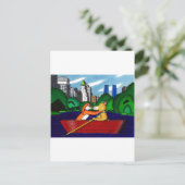 Manhattan Kiss Briefkaart (Staand voorkant)