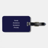 Manhattan Lights, Brooklyn Bridge, East River, NYC Bagagelabel (Achterkant horizontaal)