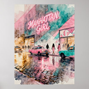 Manhattan Meisje Poster