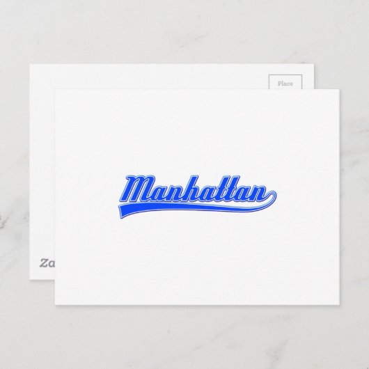 Manhattan met spoeling briefkaart (Voorkant / Achterkant)