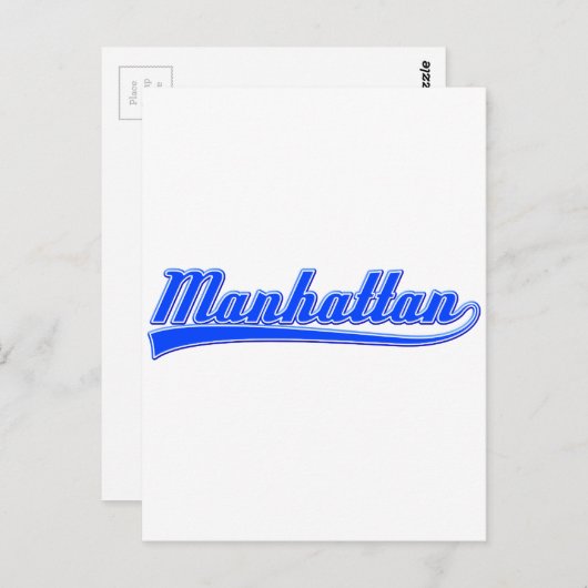 Manhattan met spoeling briefkaart (Voorkant / Achterkant)