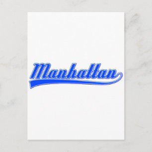 Manhattan met spoeling briefkaart