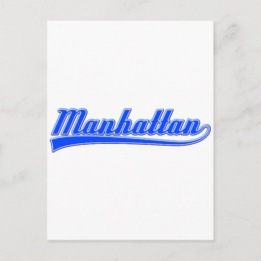Manhattan met spoeling briefkaart (Voorkant)