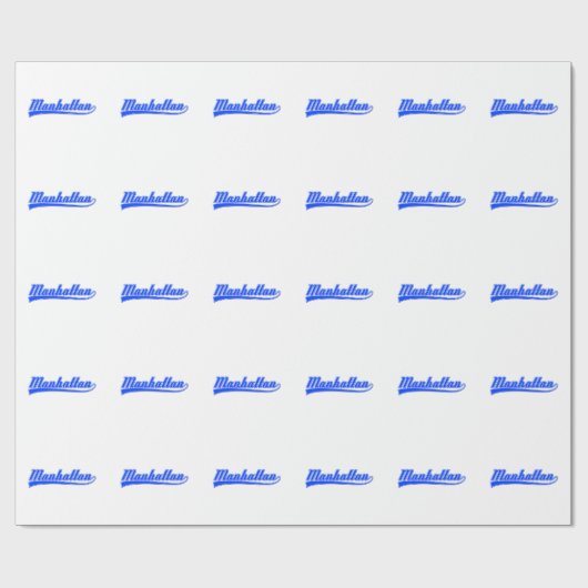 Manhattan met spoeling cadeaupapier (Vlak)