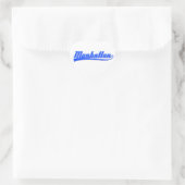 Manhattan met spoeling hart sticker (Tas)