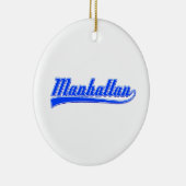 Manhattan met spoeling keramisch ornament (Rechts)