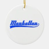 Manhattan met spoeling keramisch ornament (Voorkant)