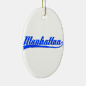 Manhattan met spoeling keramisch ornament (Rechts)