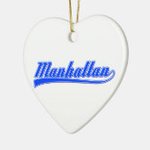 Manhattan met spoeling keramisch ornament (Links)