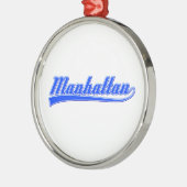 Manhattan met spoeling metalen ornament (Links)