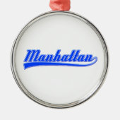 Manhattan met spoeling metalen ornament (Voorkant)