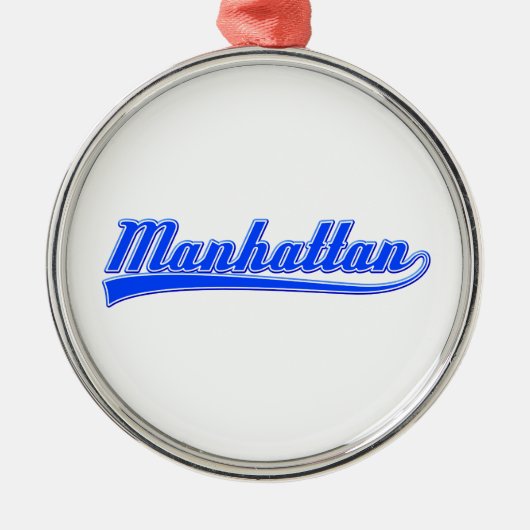 Manhattan met spoeling metalen ornament (Voorkant)