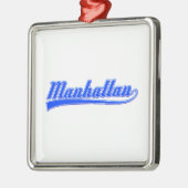 Manhattan met spoeling metalen ornament (Links)