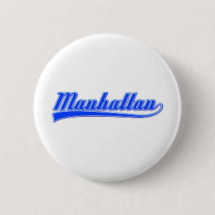 Manhattan met spoeling ronde button 5,7 cm