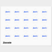 Manhattan met spoeling ster sticker (Vel)