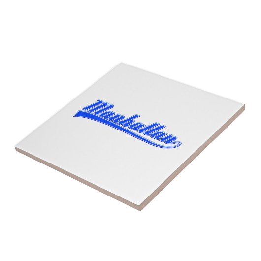 Manhattan met spoeling tegeltje (Zijkant)