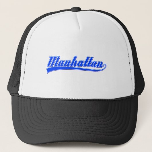 Manhattan met spoeling trucker pet (Voorkant)