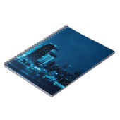 Manhattan midtown skyscrapers en New York City sk Notitieboek (Linkerzijde)