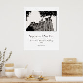Manhattan Municipal Building Poster (Keuken)