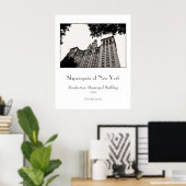 Manhattan Municipal Building Poster (Thuiskantoor)