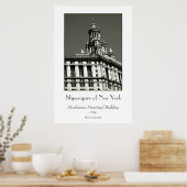 Manhattan Municipal Building Poster (Keuken)