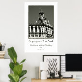 Manhattan Municipal Building Poster (Thuiskantoor)