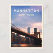 Manhattan - New York Briefkaart (Voorkant)